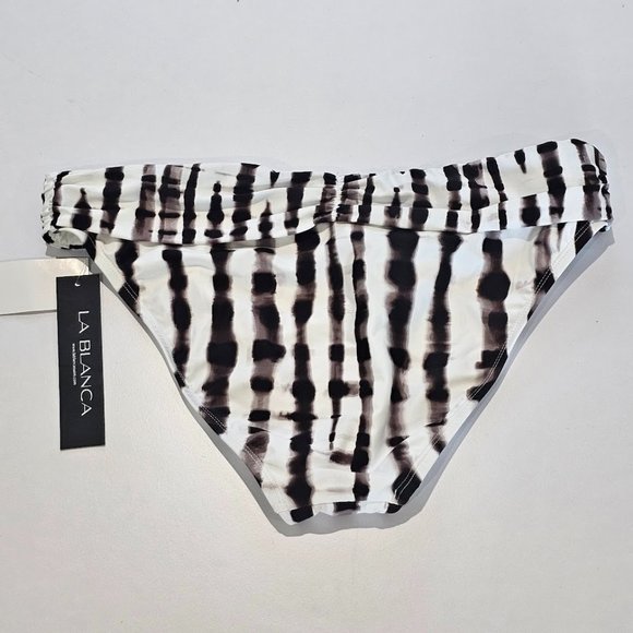 La Blanca Bikini Bottoms Java Stripe - Picture 3 of 6